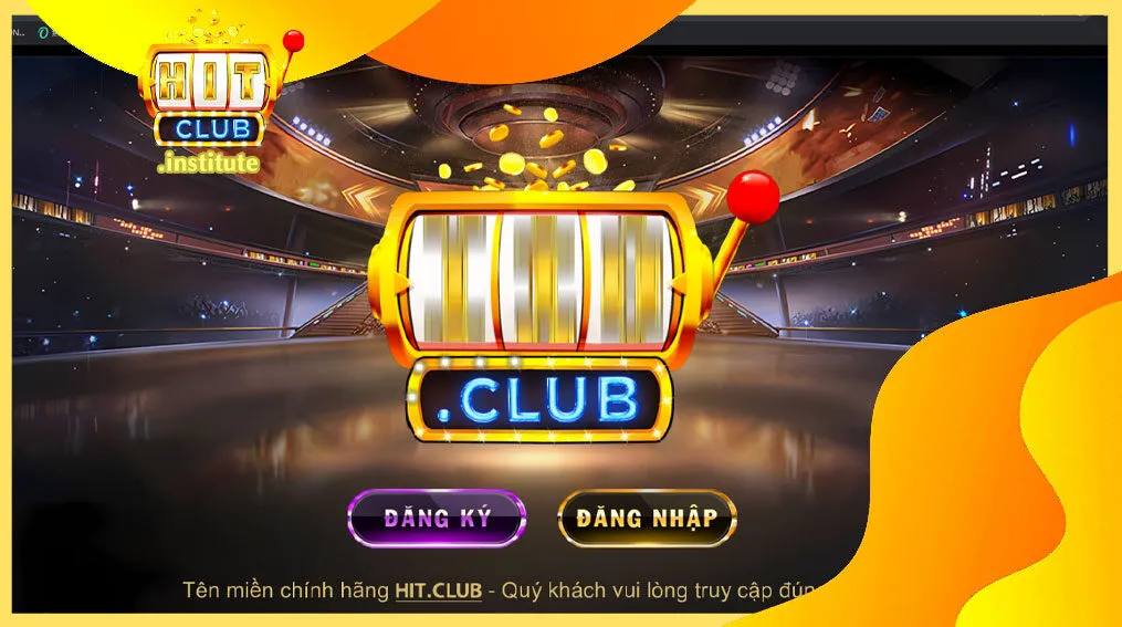 Giao diện trang chủ của Hit Club, cổng game trực tuyến hàng đầu