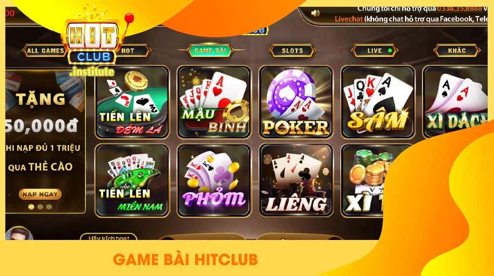 chơi game bài online